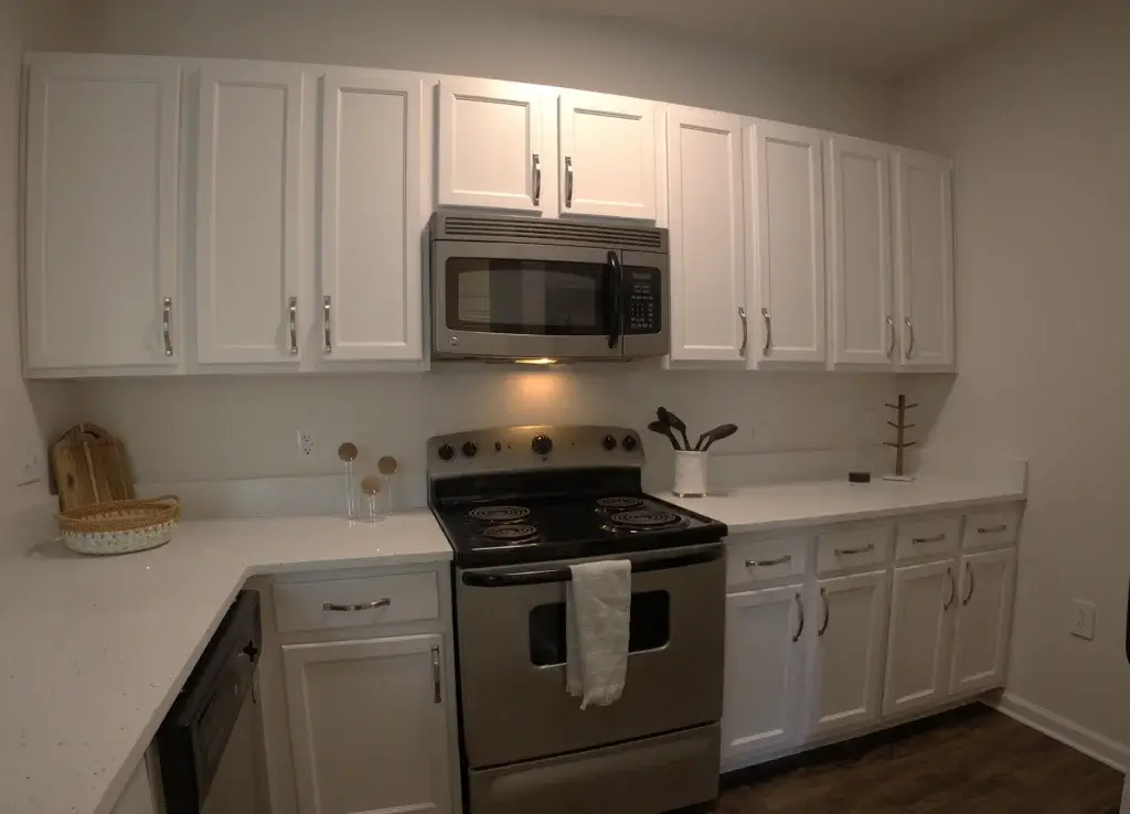 Modern Kitchens with Stainless Steel Appliances and Plenty of Cabinet Space Image