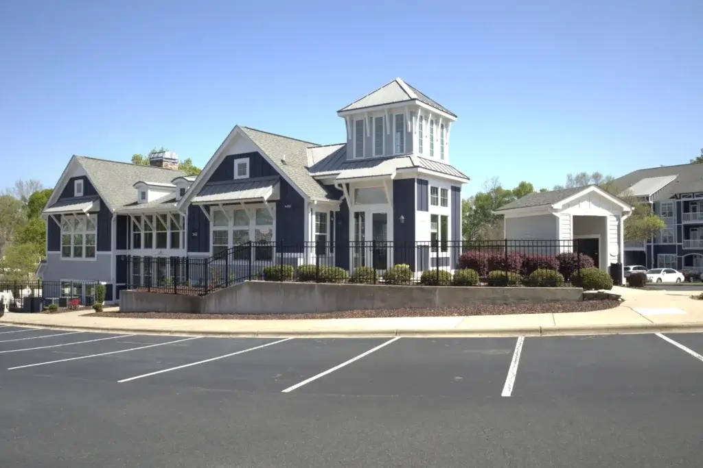 Modern Resident Clubhouse with Stylish Architecture and Community Amenities Image